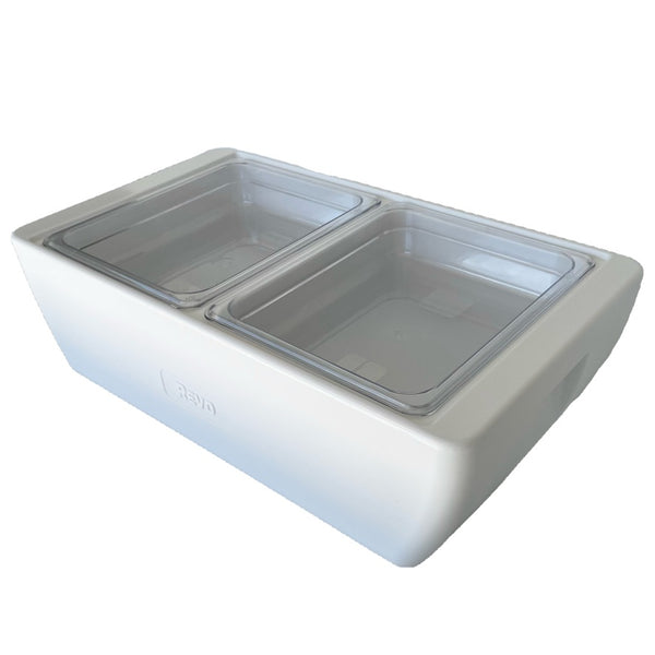 REVO HALF Food Pan Set | Two 1/2 Size Polycarbonate 2.5