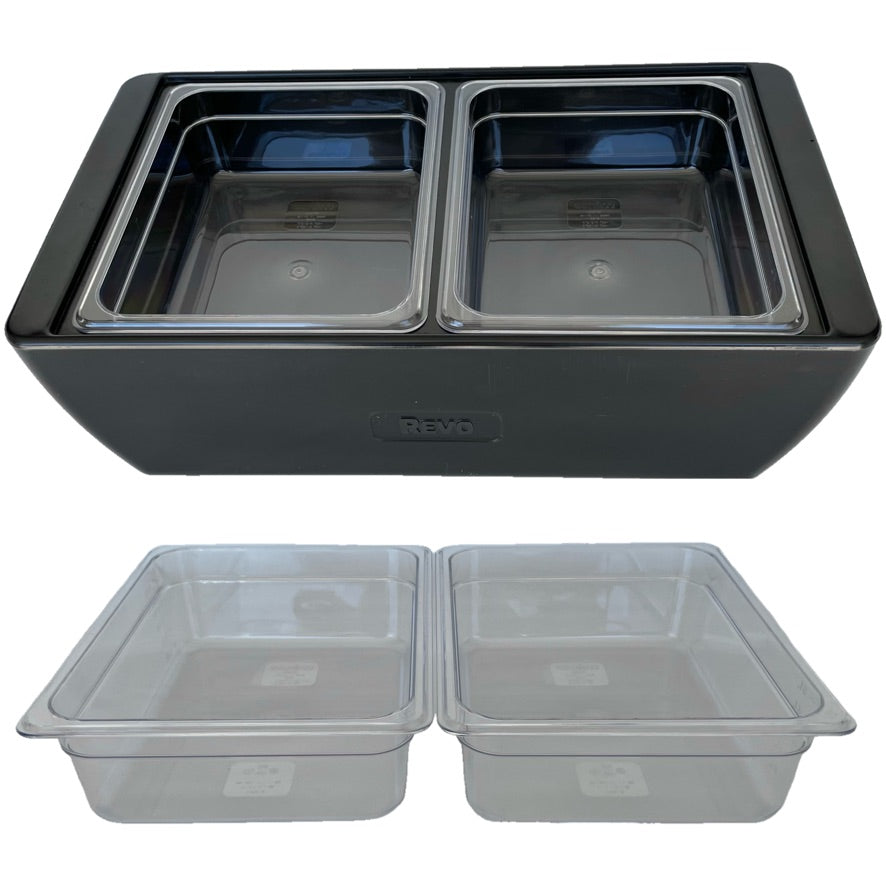 REVO MIX Pan Set, Stainless Steel 2.5 deep