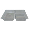 REVO MIX Pan Set | Polycarbonate 2.5" deep | One 1/2 Size and Two 1/4 size food pans