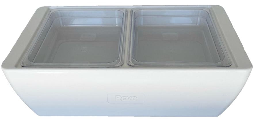 REVO HALF Food Pan Set | Two 1/2 Size Polycarbonate 2.5