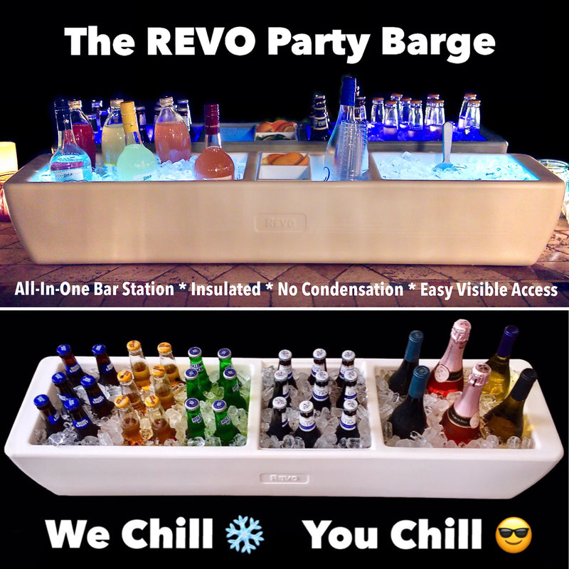 REVO Party Barge Cooler, Premium Insulation and no condensation