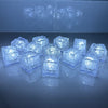 White LED Light up ice cubes with Push Button on/off. Push Button cubes last longer and work in ice, unlike cubes with moisture sensors (which only work when submerged in liquid). When on, the bright color operates in 3 modes: slow flash, fast flash, and steady on. When off, cubes are clear. FDA approved clear acrylic shell is sealed with freezable gel inside and is submersible safe in beverages. They are fun LED party lights