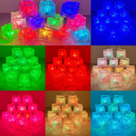 Multi Color LED ice cubes with push button on/off have 8 modes. Steady on colors are blue, red, green, pink, aqua, lemon lime, confetti. and a random blink mode that cycles through all colors. Push button cubes are the best in the market and work in ice as well as in liquids. Cubes are sealed safe for use in drinks. Batteries are not replaceable for that safety. Life of batteries can vary between 20-30 hours. Packed 12 per box.