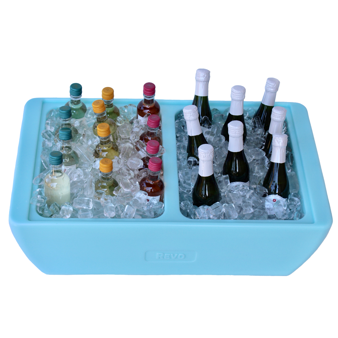 Revo Dubler Cooler | Coastal Cay | Beverage Tub and Cold Food Display