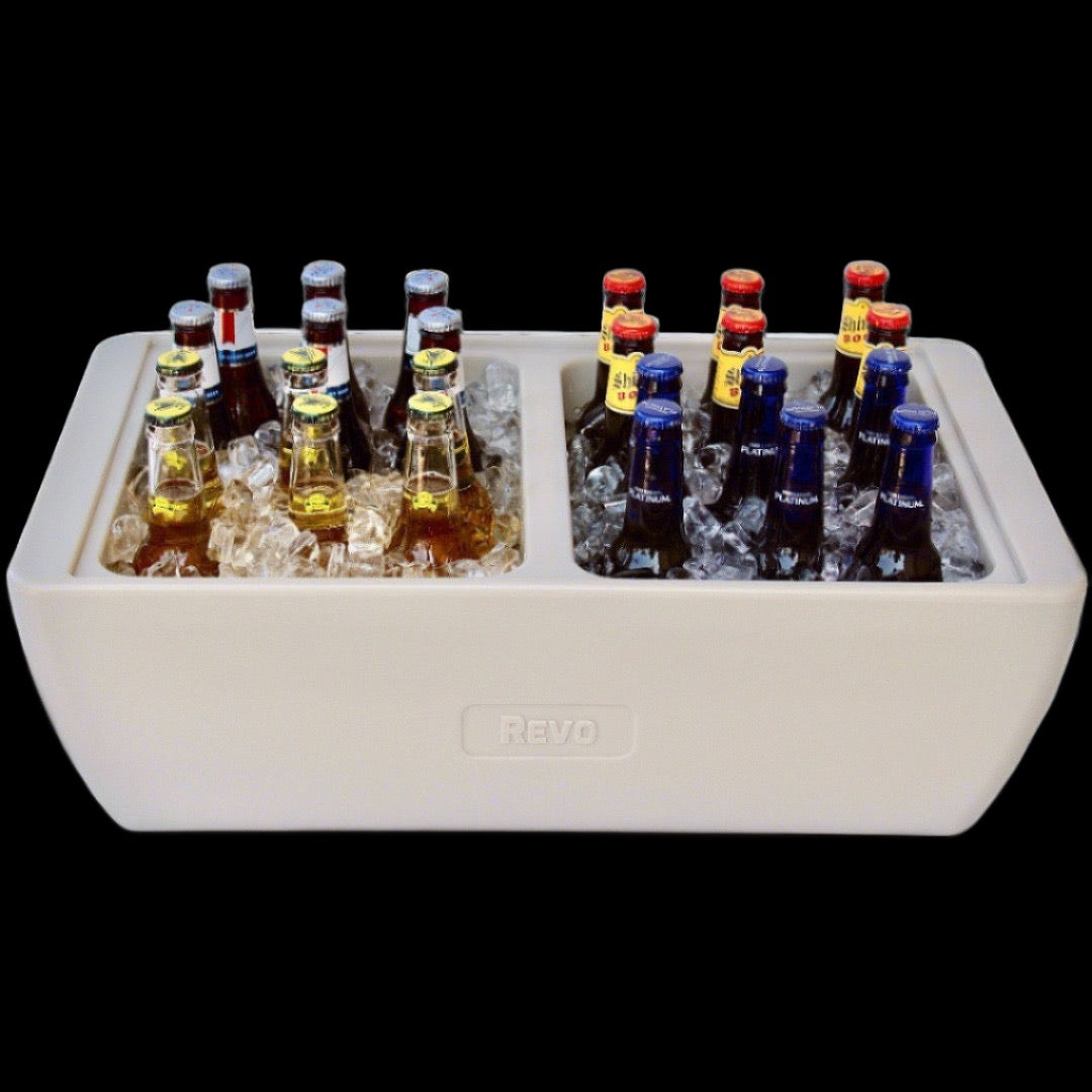 Revo Dubler Cooler | Deep Black | Beverage Tub and Cold Food Display
