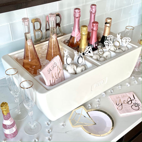 REVO insulated beverage tub for ice bucket, beer bucket, wine bucket and champagne bucket. It also fits half size food trays, hot or cold.