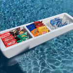 REVO insulated beverage tub for ice bucket, beer bucket, wine bucket and champagne bucket.  This floating cooler is a swim up bar.