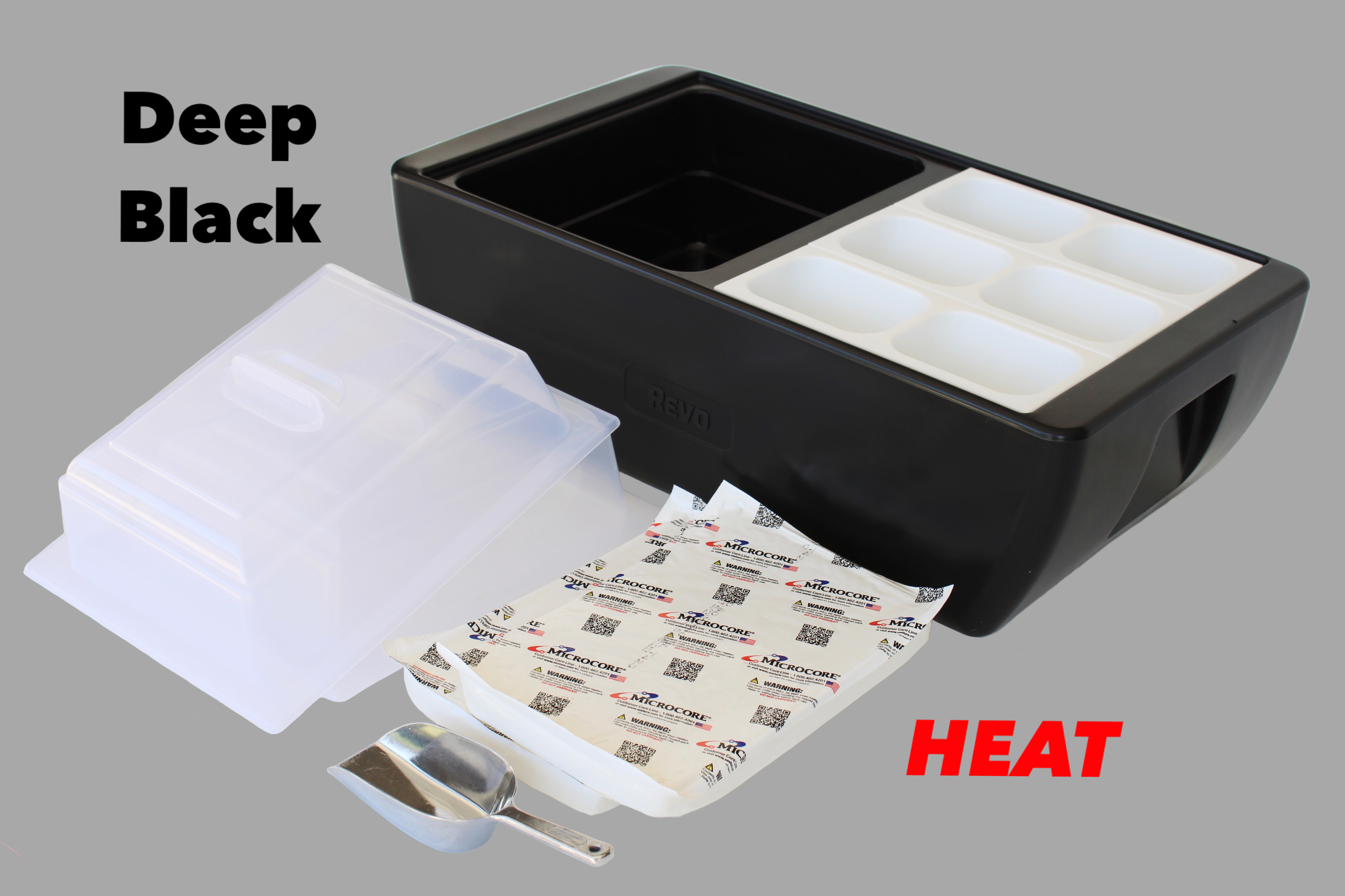 Ice Cube Tray Lid With 2 Trays, Large Square And Second Hand Deep